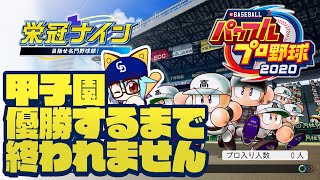 【パワプロ2020】栄冠ナイン甲子園優勝するまで終われません【耐久配信】