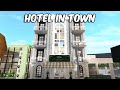 BUILDING A HOTEL in my BLOXBURG TOWN