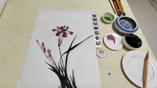 简单几笔画出一束小花，这种画法一看就会