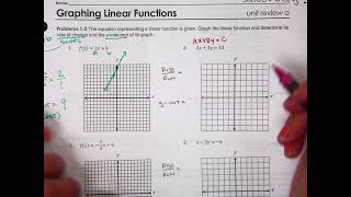 Unit 3 Alg I Test Review Video 1