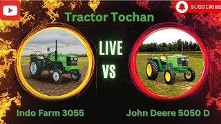 Indo Farm 3055 Vs John Deere 5050 D #vlog #video #youtube #farmer #farming #indofarm #johndeere #mp