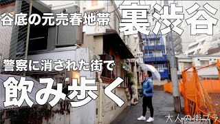 【消された街】元青線地帯「裏渋谷」を歩いて昼から酒を飲む【大人の街ブラ】