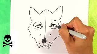 skull mask how to draw artist halloween