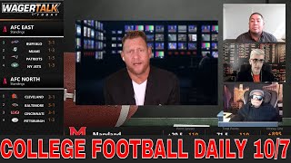 College Football Week 6 Betting Picks, Predictions and Odds | College Football Daily | Oct 7