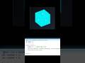 3D Rotating Cube Animation with HTML, CSS & JavaScript 🔥#shorts