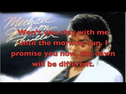 Michael Jackson - Baby Be Mine Lyrics - YouTube