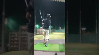 【GOLF】ゴルフ初心者！キャロウェイJAWSウェッジで80yards練習 #shorts