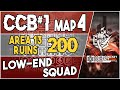 CCB#1 Rotating Map 4 - Area 13 Ruins 200 Score | Low End Squad | Pyrolysis |【Arknights】