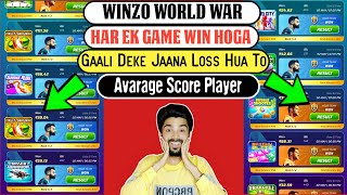 Winzo World War Ek Bhi Game Loss Nahi | Winzo World War Continue Winning | Winzo | Winzo Ka Gyan