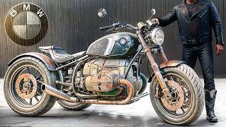 Man Restores Abandoned Custom BMW Trike Motorcycle