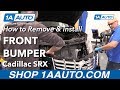 How to Remove Front Bumper 10-16 Cadillac SRX