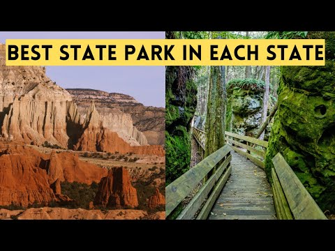 Which US state has the most state parks?