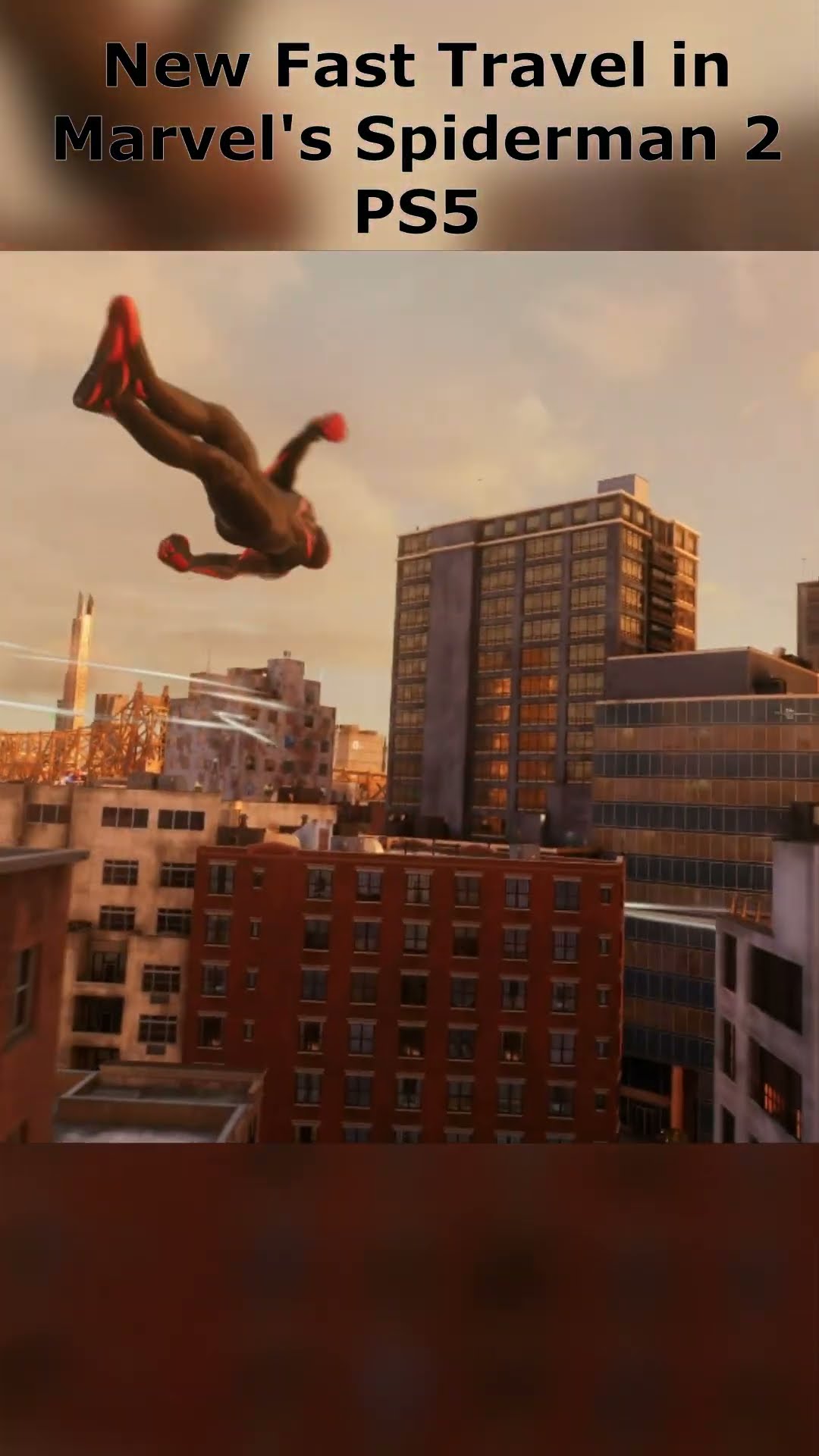 New Fast Travel Feature in Marvel Spiderman 2 PS5 Subscribe to our channel for more updates