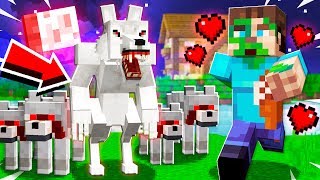 MOST OVERPOWERED MINECRAFT WOLF PET!