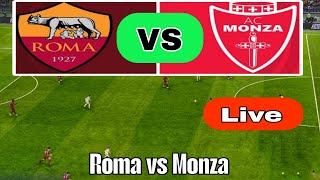 Roma vs Monza | Italy Serie A | Italian Serie A-Round 26 🔴Live Match Today ⚽ D NEWS SPORTS