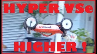 Hobao hyper VSe buggy: HIGHER ! testing a new ramp, 6s, bump frontflips, quad flip with a buggy