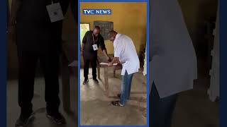#Decision2023 Emeka Ihedioha Votes At Polling Unit 010  Mbutu, Commends INEC
