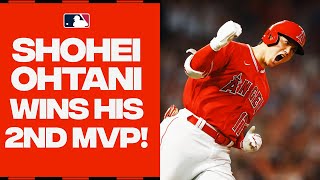 Shohei Ohtani's AMAZING year earns him his SECOND MVP! | 2023 AL MVP Highlights