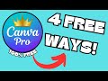 Get Canva Pro for FREE!  Lifetime Access in 2024 ~ Genuine Method