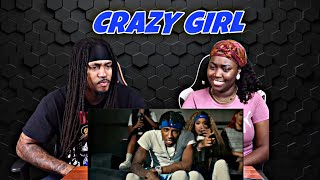 YOUNGBOY AND HER SLID!! | Bktherula - CRAZY GIRL P2 (ft. YoungBoy Never Broke Again) [OMV] REACTION!