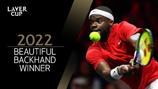 Frances Tiafoe Crushes Backhand Winner | Laver Cup 2022