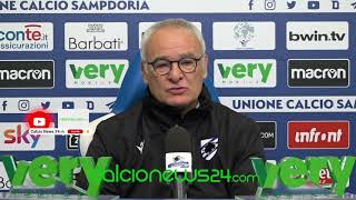 Conferenza stampa Ranieri pre Lazio-Sampdoria