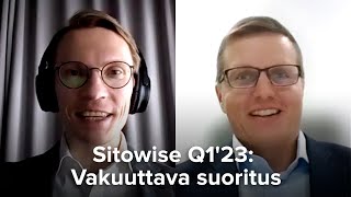 Sitowise Q1'23: Vakuuttava suoritus