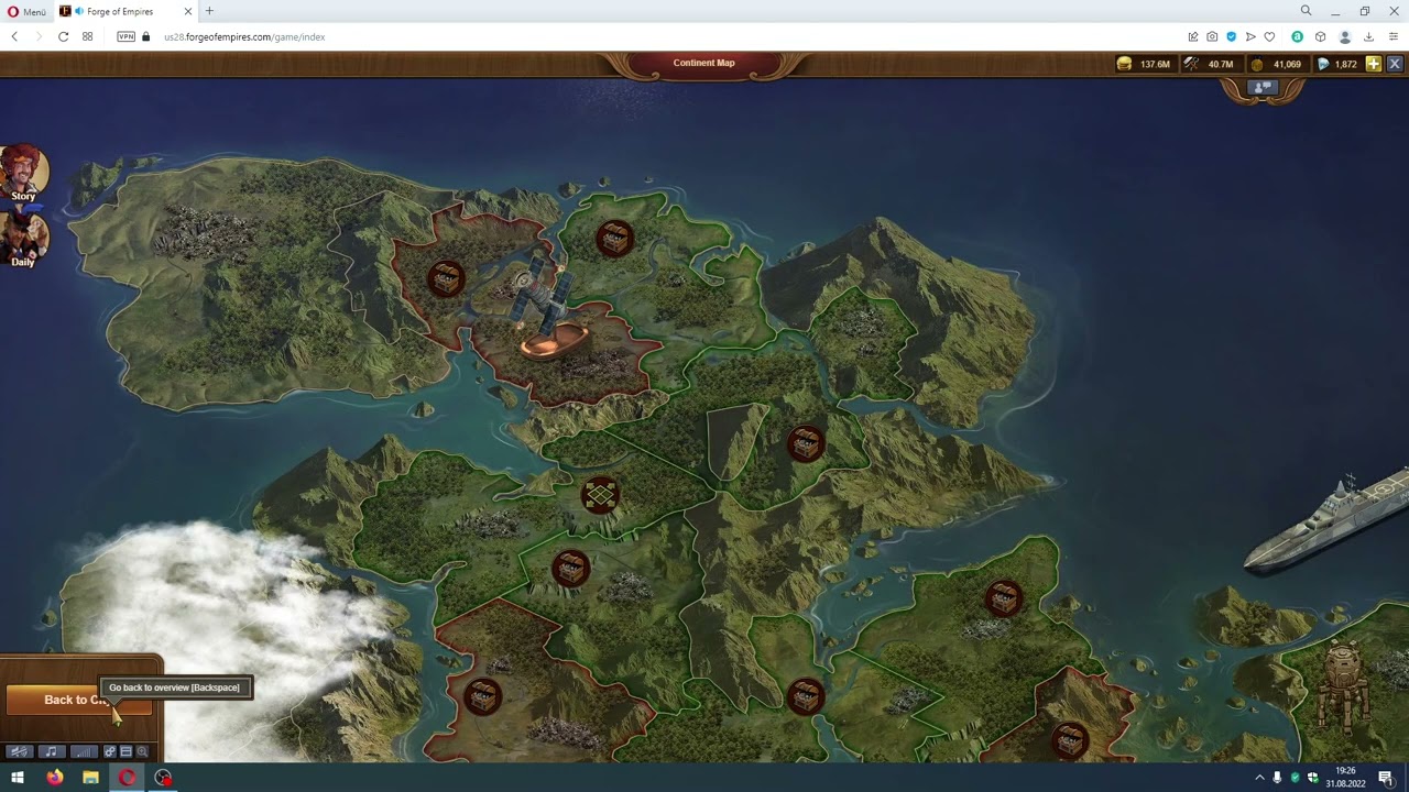 Карта континента forge of empires новейшее время
