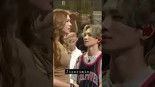 His face when he noticed her height😂😂 #somi  #funny #hilarious #kpopmemes