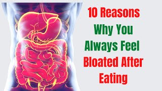 Bloated Stomach After Eating - Here Is 10 Reasons Why You Always Feel Bloated