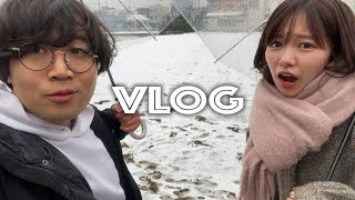 妄想では付き合ってる彼女と雪遊びデート【VLOG】