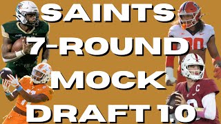 2023 NEW ORLEANS SAINTS MOCK DRAFT 1.0 | The Sports Brief Podcast