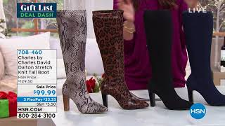 Charles by Charles David Dalton Stretch Knit Tall Boot