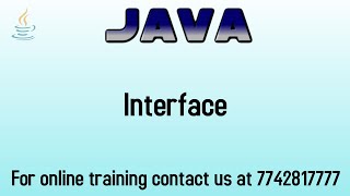 interface in java in hindi