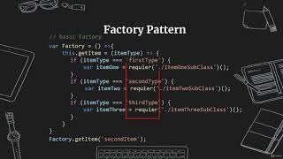 Design Patterns with JavaScript ES56 and Node js from Zero Factory Pattern Lecture