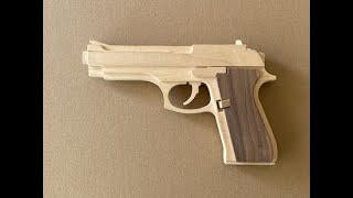 Beretta M9 rubber band pistol