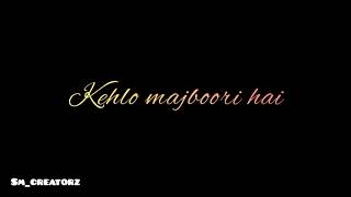 Filhaal 2 Mohabbat song (lyrics) | Reply by Swasti Mahul (lyrics)