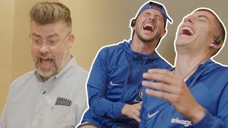 "Put Your Finger In Your Mouth" 🤣 | Mount, Havertz and Hudson-Odoi Prank Chelsea fans with trivago!