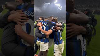 The moment we won the second star ⭐⭐🖤💙 #IMInter #Shorts