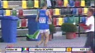 Mario Scapini campione europeo juniores 1500