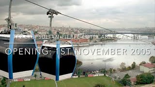 Istanbul Cable Car Journey - Journey between Eyüpsultan-Pierre Loti on the TF2 Cable Car Line