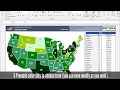 USA Heat Map Excel Template - Automatic State Coloring