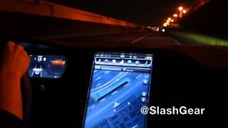 Tesla Model S P85D AWD полноприводная тесла и and auto pilot demo автопилот демонстрация