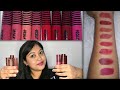 NYKAA SO CREME| NYKAA SO CREME CREAMY MATTE LIPSTICK REVIEW & SWATCHES| NYKAA CREAMY MATTE| 8 SHADES