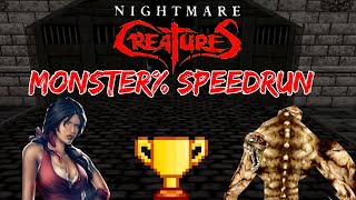 Nightmare Creatures Monster% Speedrun(WR,1:11:16)