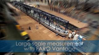 Application Video: FARO® Vantage Laser Tracker measures Vestas V164 Turbine Blades