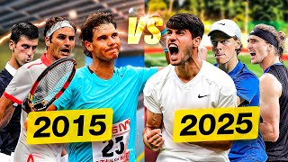 ENFRENTAMOS AL TOP 10 DE 2025 VS 2015 | ¿SINNER O DJOKOVIC?¿NADAL O ALCARAZ?| Parte 2