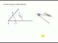 constructing an angle bisector