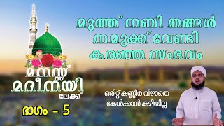 മനസ്സ് മദീനയിലേക്ക് - 5, നബി (സ) നമുക്ക് വേണ്ടി കരഞ്ഞ സംഭവം