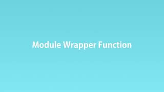 13 Module Wrapper Function